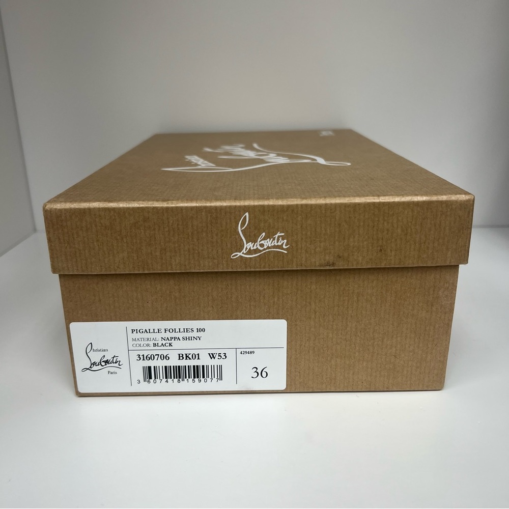 Christian Louboutin Pigalle Plato 100 Patent Leather Pumps - Picture 13 of 15